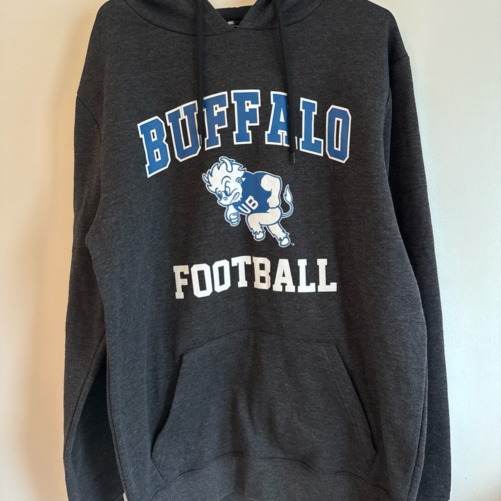 Buffalo Football Charcoal Hoodie